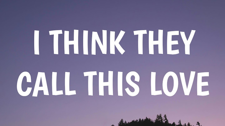 Matthew Ifield - I Think They Call This Love (Lyrics)