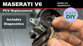 Maserati Ghibli / Levante Engine Squeak Noise. PCV / Oil Vapour Valve Replacement