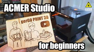 Acmer Studio Full Beginner Guide ✨ Free AI Laser Software for K1 & more screenshot 2