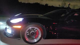 C6 Corvette Z06 Heads Cam FBO E85 vs Dodge Challenger Hellcat Bolt Ons 93