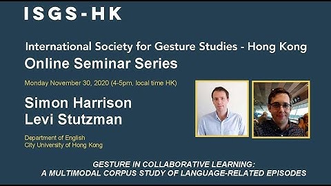 Nov 2020 - Simon Harrison/Levi Stutzman - Gesture in collaborative learning