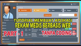 PHPrad Tutorial  - Aplikasi Rekam Medis Berbasis Web tanpa coding screenshot 3