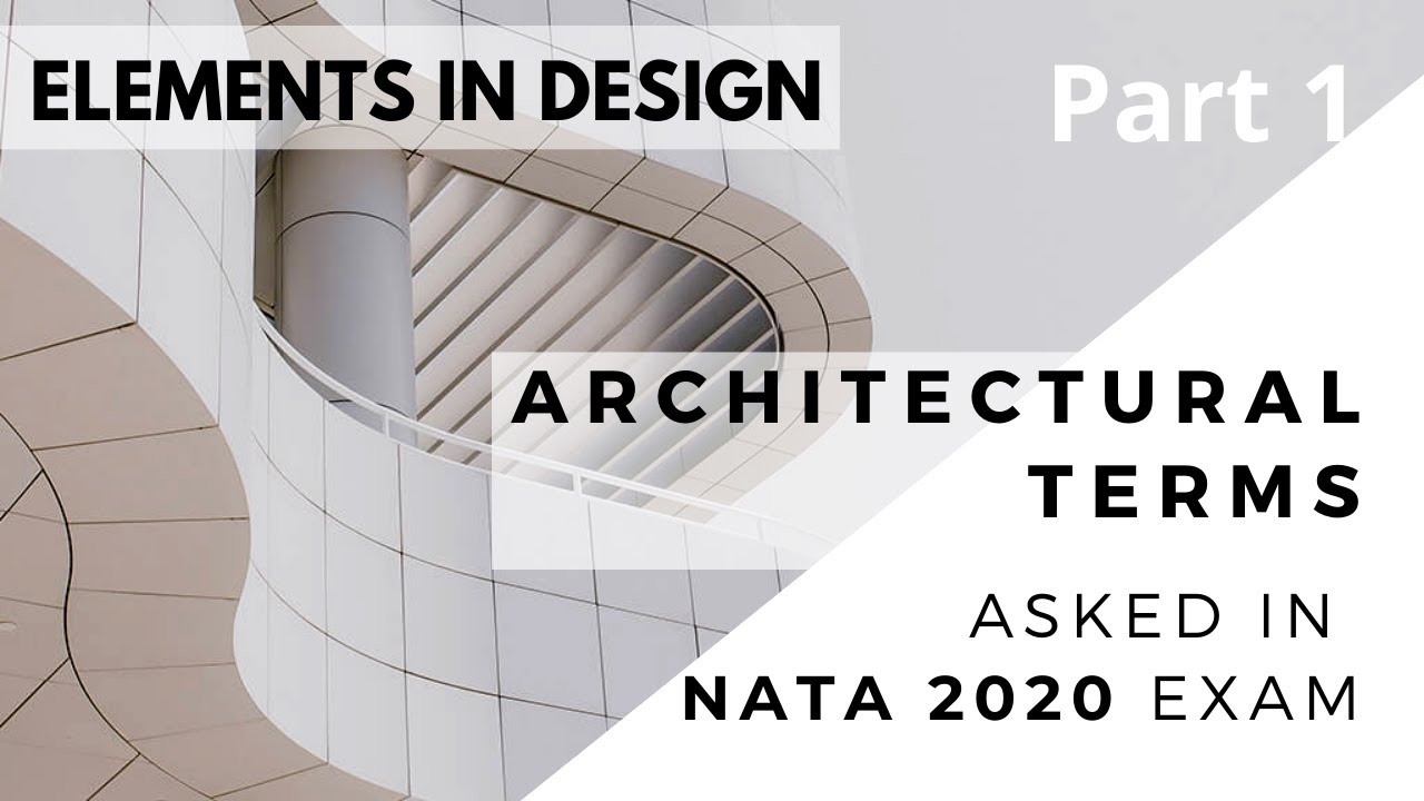 PTQ TERMS EXPLAINED NATA PREPARATION Vocabulary used in NATA Exam