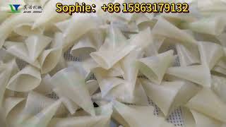 Automatic Fried Crispy Bugles Chips Corn Bugle pellet Snacks Food Extruder Machine