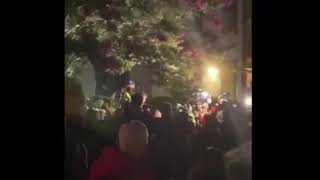 Protesters Gather Outside Lindsey Graham's House to 'Wake Him Up' Over Push to Replace RBG