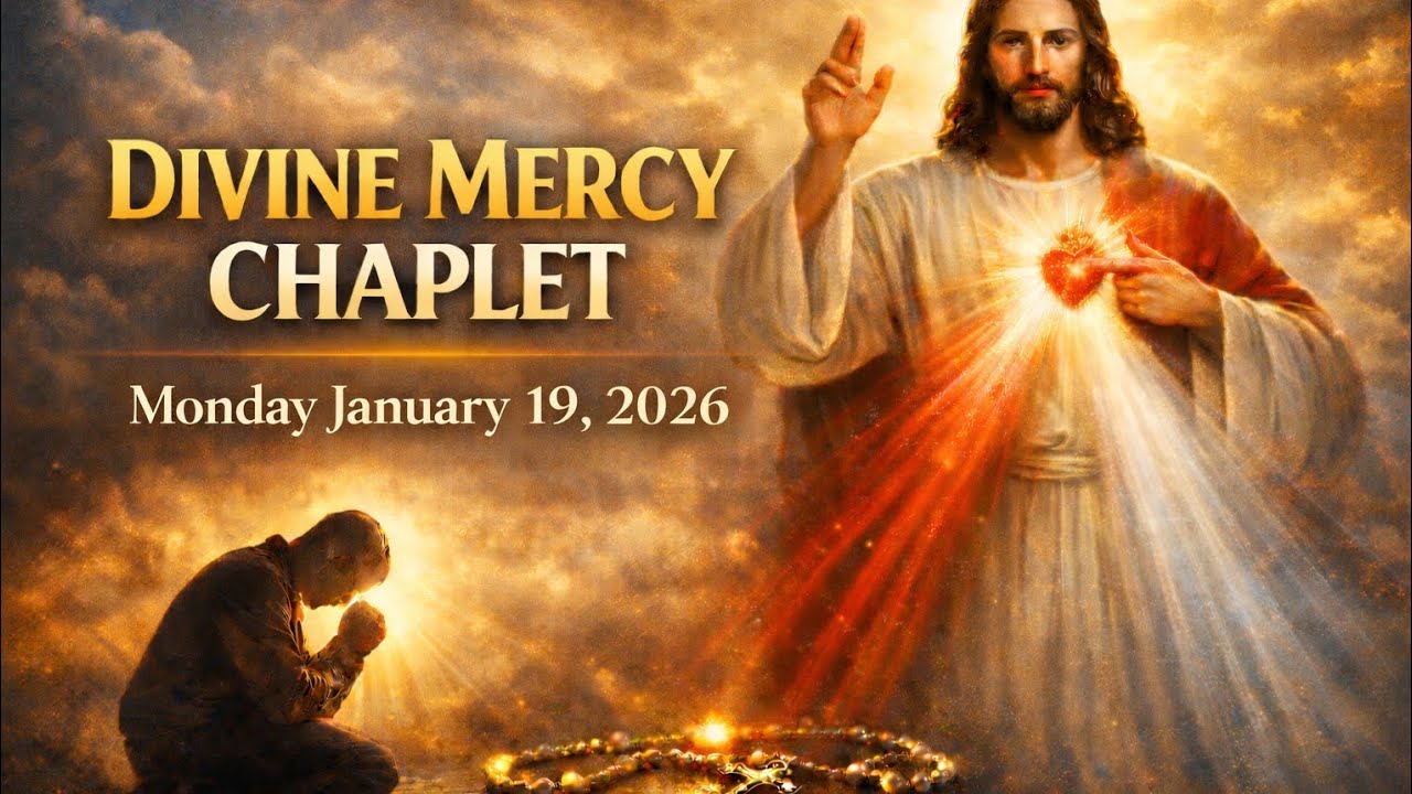 Divine Mercy Chaplet for Today | Monday January 19, 2026 | Jesus I Trust in You