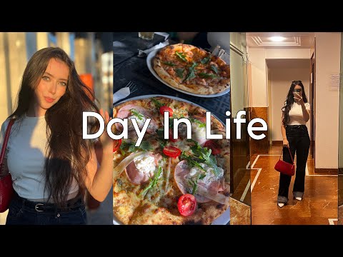 VLOG Day in my life:  grwm, lunch outside and more