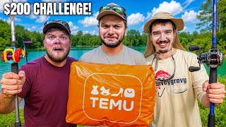 $200 TEMU Budget Fishing Challenge! (Rod, Reel, Lure)
