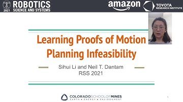 RSS 2021, Spotlight Talk 38: Learning Proofs of Motion Planning Infeasibility