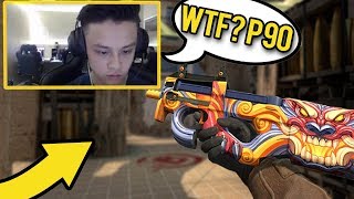 STEWIE2K IS NOT A BELIEVER IN P90 SILENT INSANE 1 VS 5 CLUTCH BEST OF TWITCH CS GO 373