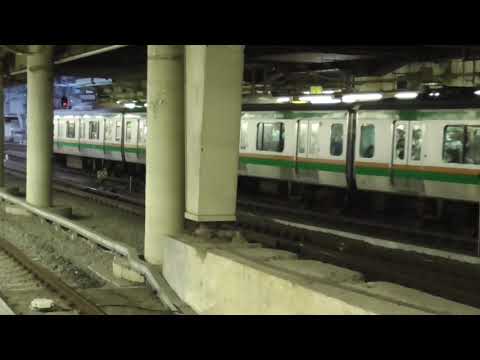 JR湘南新宿ライン　E233系3000番台　特別快速高崎行き　新宿駅発車