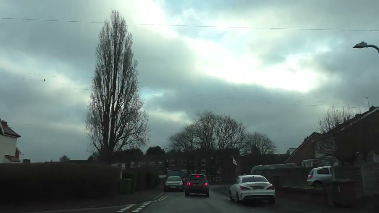 Driving Around Droitwich Spa, Worcestershire, England Thursday, 26th February 2026