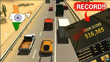 Traffic Racer - 5,16,365😱 Score No Brake Use || Lamborghini Huracan Top Speed || Official Gameplay