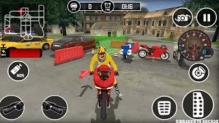 Bike Parking and Racing Adventure City Driving 2017 - Android GamePlay FHD screenshot 5