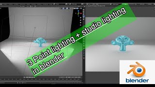 3 point lighting + studio lighting in blender ep 8