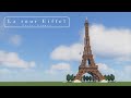 My 1:3 scale Eiffel Tower in Minecraft