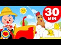 Plim Plim&#39;s Farm Song | Animal Songs | ♫ Plim Plim | Pre-K (30 min)