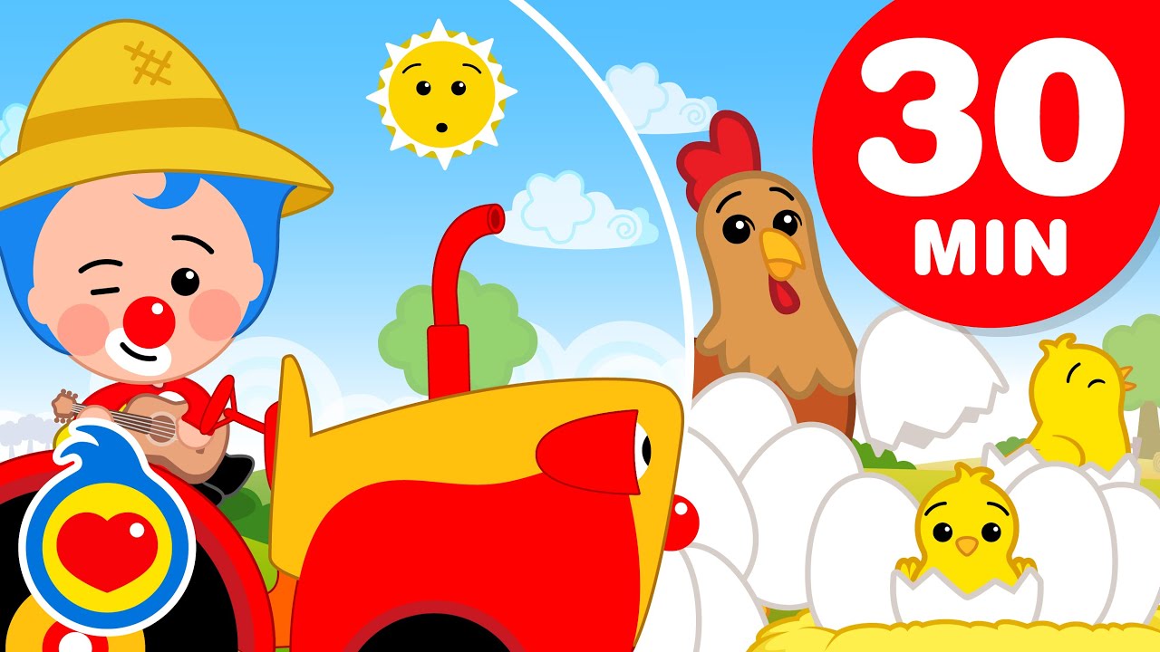 The Farm Song + More Animal Songs ♫ Plim Plim - The Kindness Hero (30 Min)