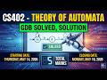 CS402 GDB Solution Spring 2026 | Theory of Automata | 100% Correct Solution #fypシ゚viral #viralvideo
