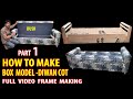 PART1)  How To Make A Box Model Divan Card Frame.Storage Divan Cat. Latest video.