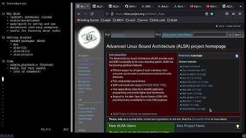 exploring ALSA: (very) basic intro and set-up