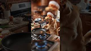 The Paw-fect Pizza! Meet theCutest Chef in the World 🐶#chefdog  #pizzalover  #cutepets  #dogcooking