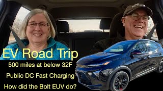 EV Road Trip Charging - Bolt EUV 500 mile trip