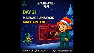 DAY 21 of advent of cyber 2025 |  Malware Analysis - Malhare.exe