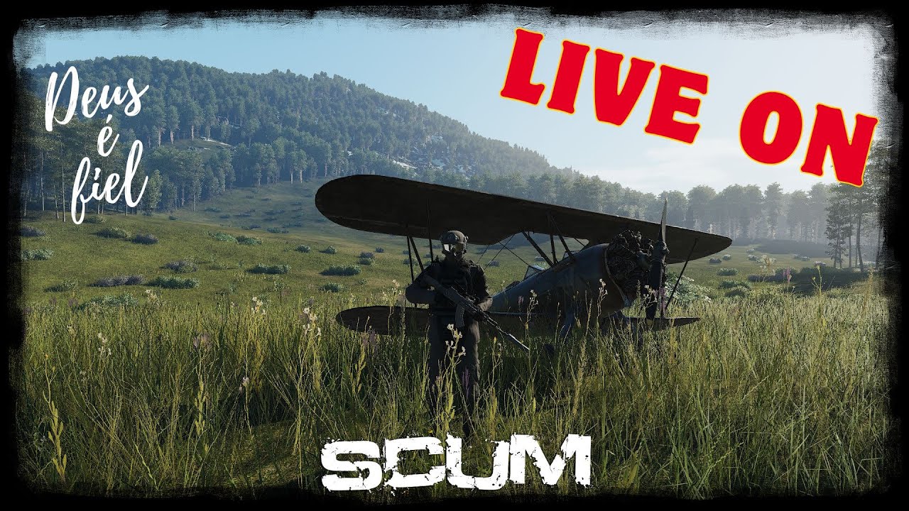 SCUM, BORA CONSTRUIR JOGANDO SOLO DUO VEM PRA LIVE !PIX