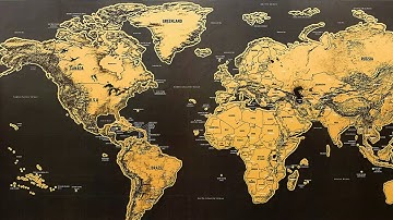 Scratch-Off Interactive World Map by Info-Globes