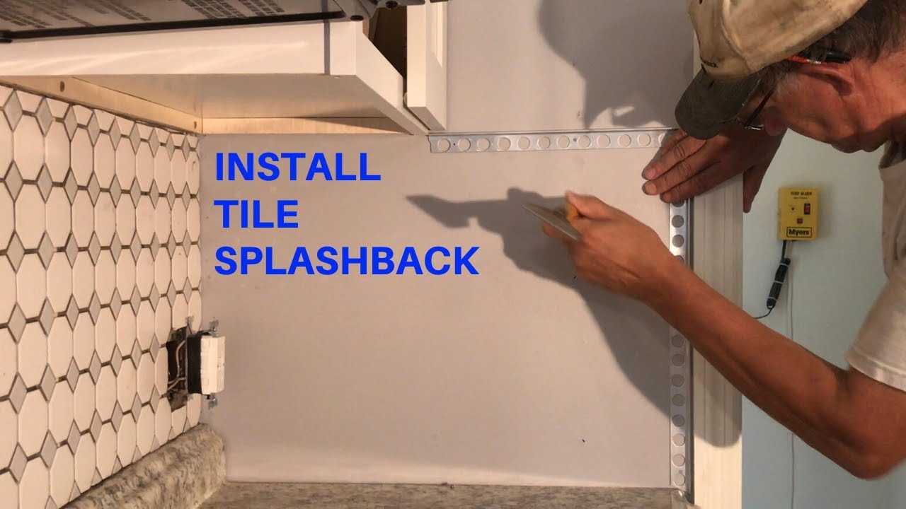 How to Install Splashback Tile Sheets in Kitchen - Simplified - YouTube