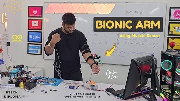 🦾 Bionic Arm using Muscle Sensor EMG and Arduino | Prosthetic Hand Project
