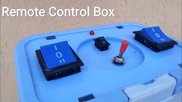 How to Make a Remote Control Box for Operating Robotics Car || Application of DPDT Switch