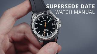 HORAGE Supersede Date – Watch Manual