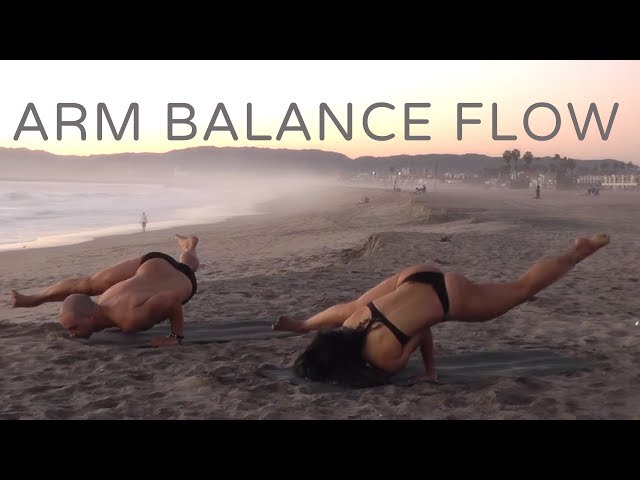 Cool Yoga video flow with Hips and Arm Balance