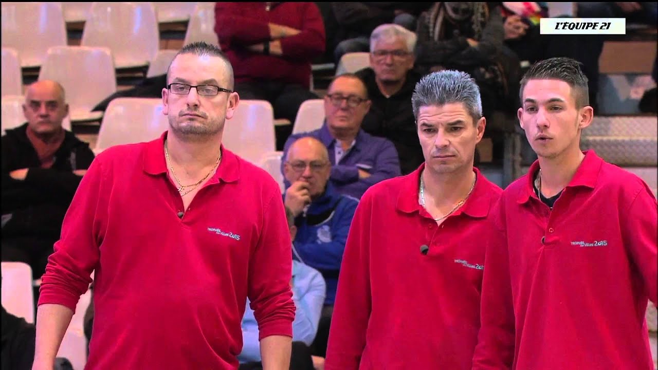 Miniature : Trophee des villes Petanque 2015 Demi Challon sur Saone vs Carcassone Triplette