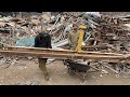 Amazing process of mass production rebar steel with metal scrap  metal recycling factory