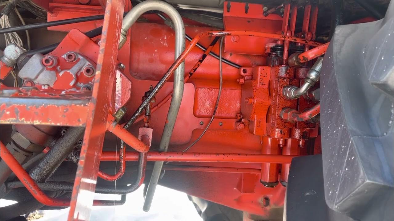 Locating severe hydraulic leak on 2590 Case tractor- startup and shut