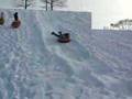 Crash coarse in sledding