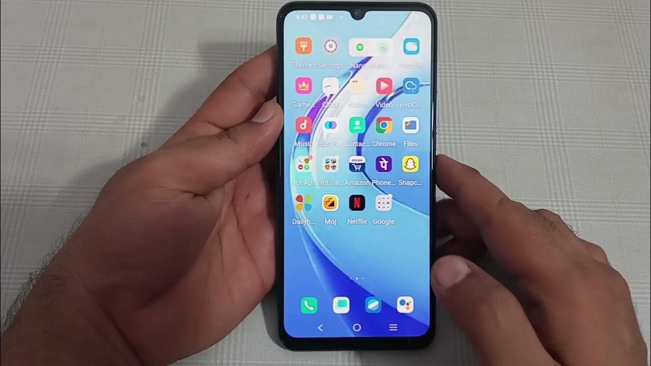 shake to turn on flashlight Vivo y21t, how to use shake to turn on