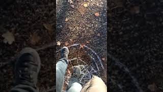 Donald tries to walk on ice