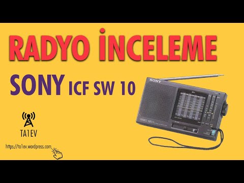 sony icf-sw10 radyo