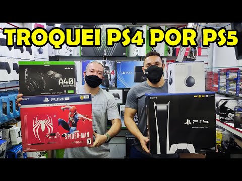 TROQUEI UM PS4 POR UM PS5 NA STA IFIGENIA - PORTAL GAMES UPGRADE