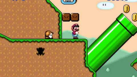 Super Mario Flash 2 Custom Level: Evergreen Canyon