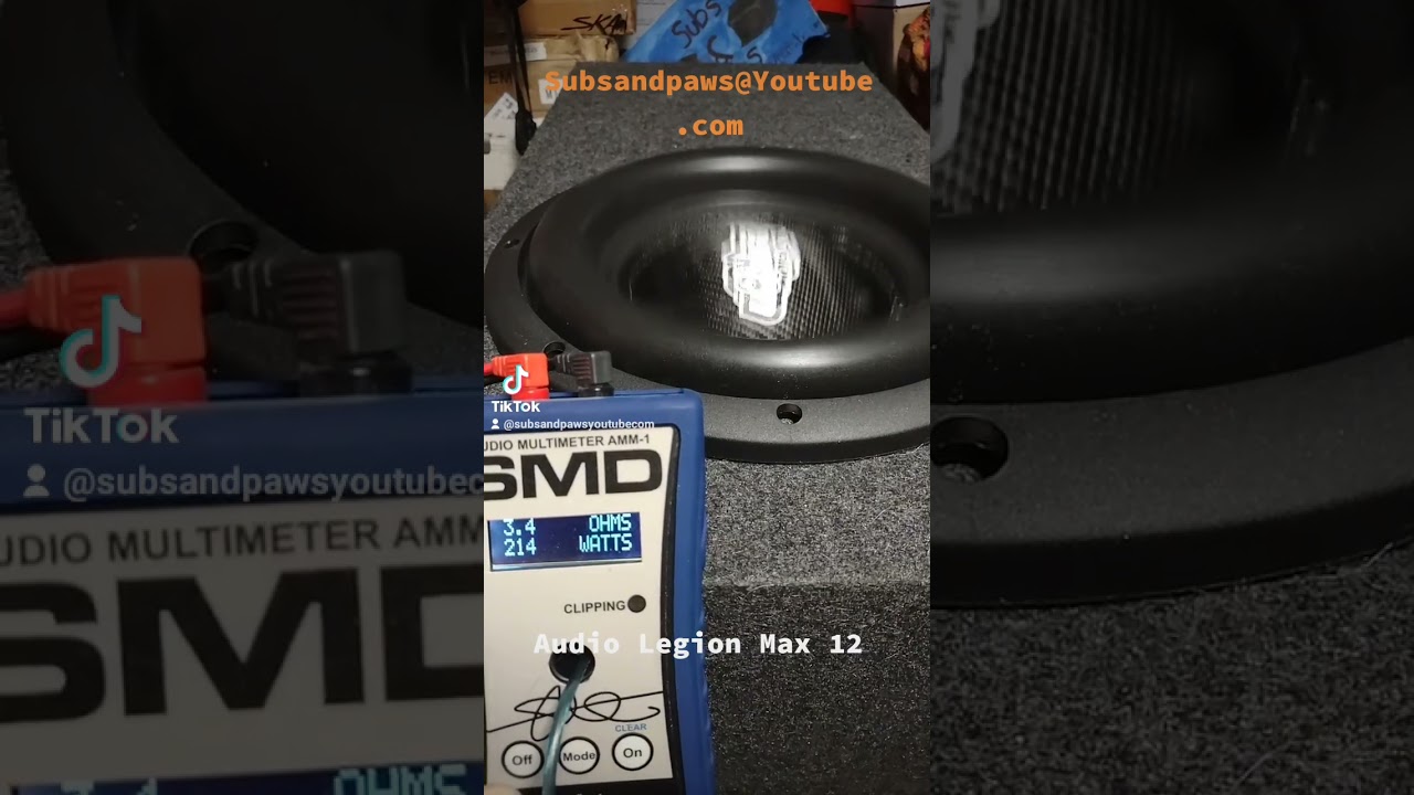 Bass Flex Test Audio Legion Max 12 