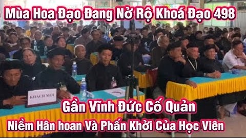 Mùa Hoa Đạo Đang Nở Rộ Khoá Đạo 498 Rất Đông Học Viên Đến Đăng Ký @dieutampghh