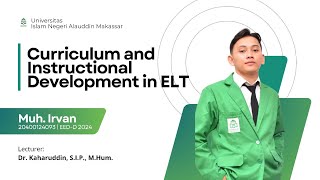 ASSIGNMENT 1 - Curriculum and Instructional Development in ELT 