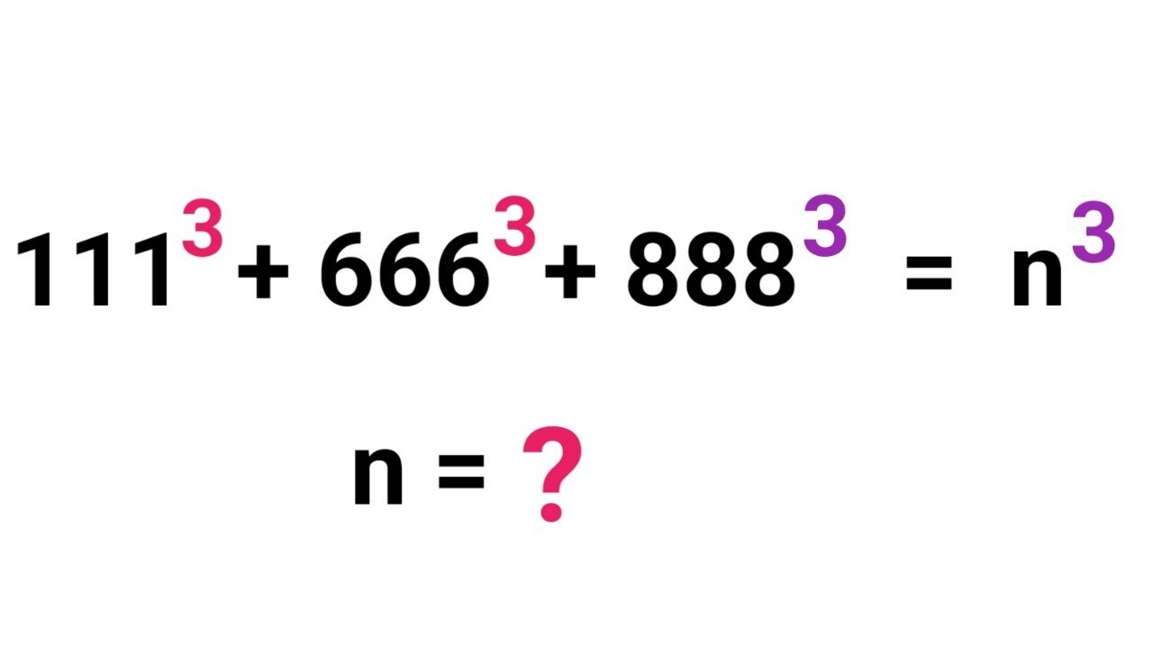 Math Problem With N Math Olympaid | A Nice Exponential Olympiad Algebra Problem n = ? - YouTube