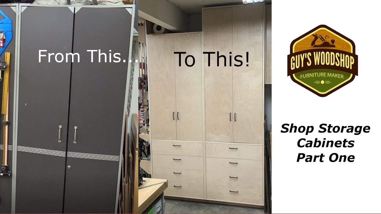 Shop Storage Cabinets Making The Cabinets Part One Youtube