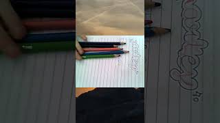 Titulo de Exercício #estiloso #lindo #colorido #lettering #titulo #caderno #cadernoorganizado